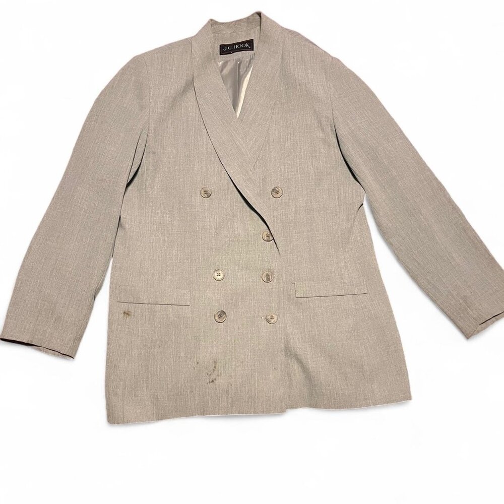 JG Hook men’s vintage gray blazer sport coat